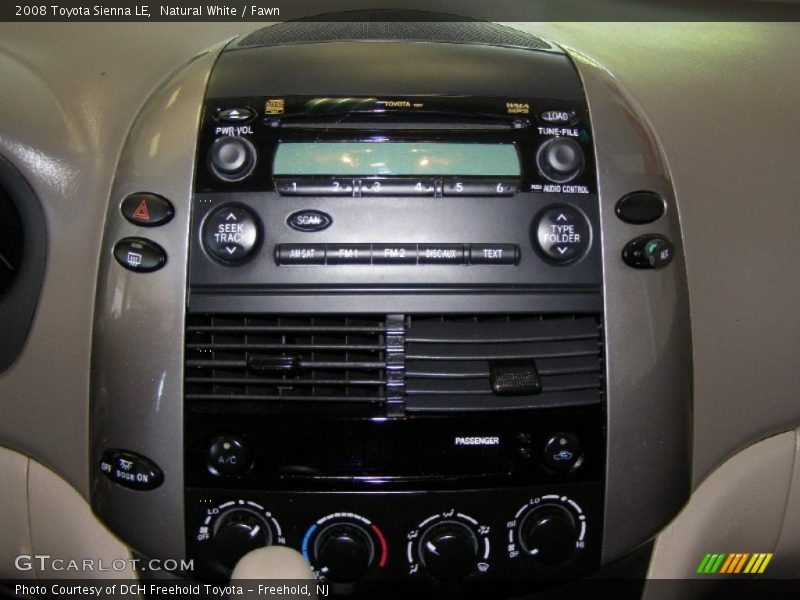 Natural White / Fawn 2008 Toyota Sienna LE