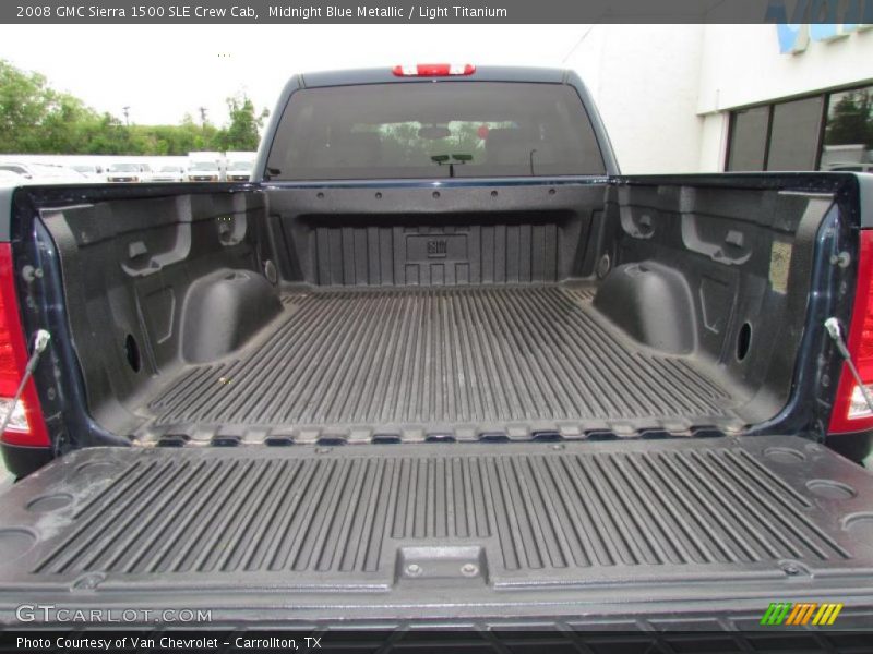 Midnight Blue Metallic / Light Titanium 2008 GMC Sierra 1500 SLE Crew Cab