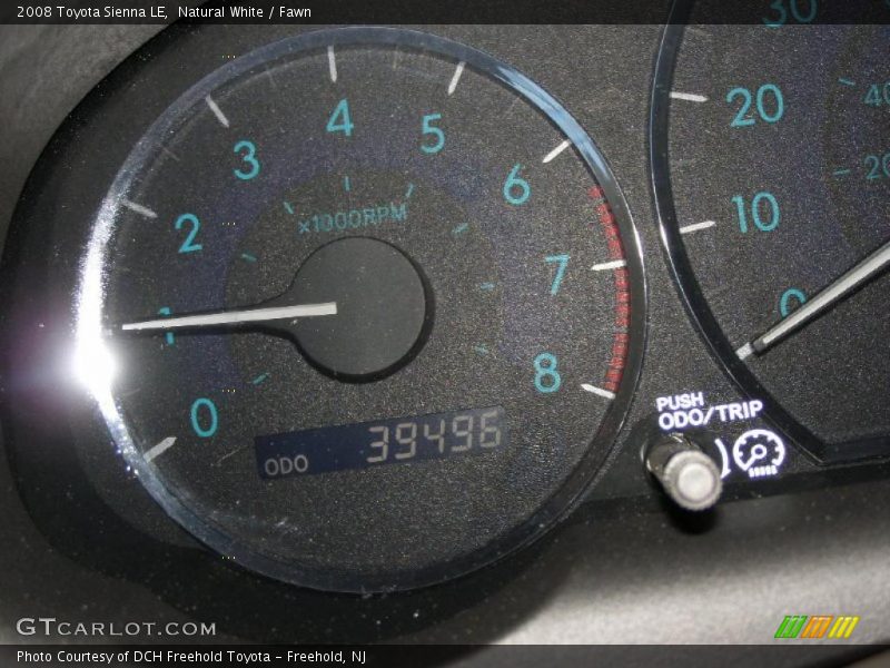 Natural White / Fawn 2008 Toyota Sienna LE