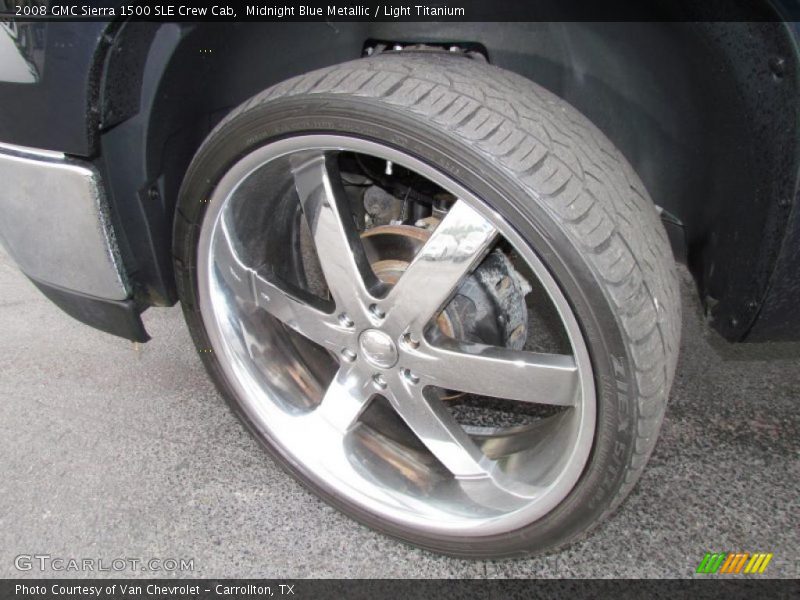 Custom Wheels of 2008 Sierra 1500 SLE Crew Cab