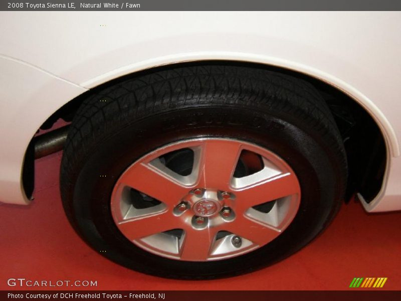Natural White / Fawn 2008 Toyota Sienna LE