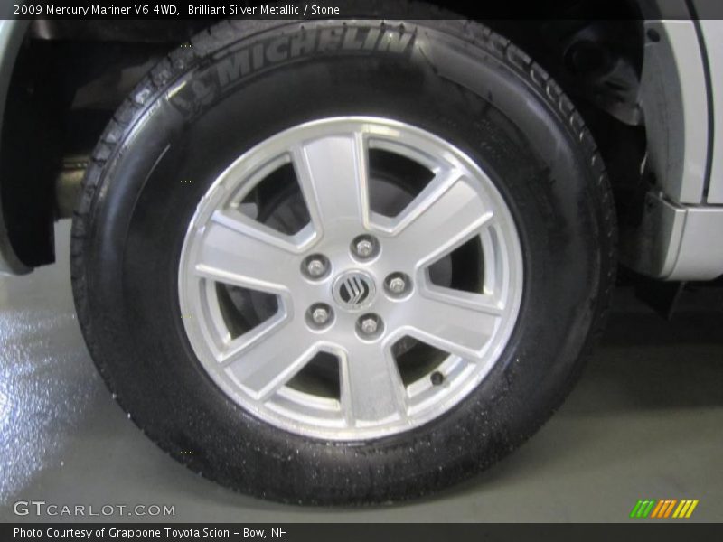 Brilliant Silver Metallic / Stone 2009 Mercury Mariner V6 4WD
