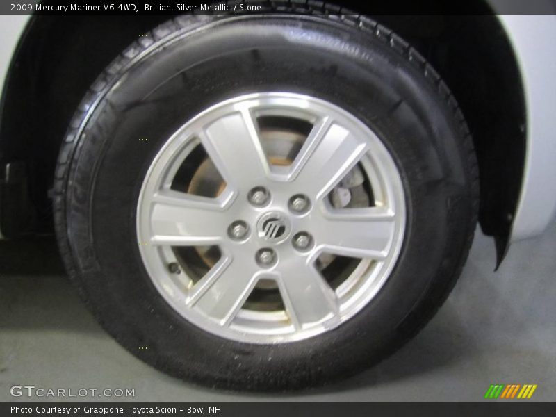 Brilliant Silver Metallic / Stone 2009 Mercury Mariner V6 4WD