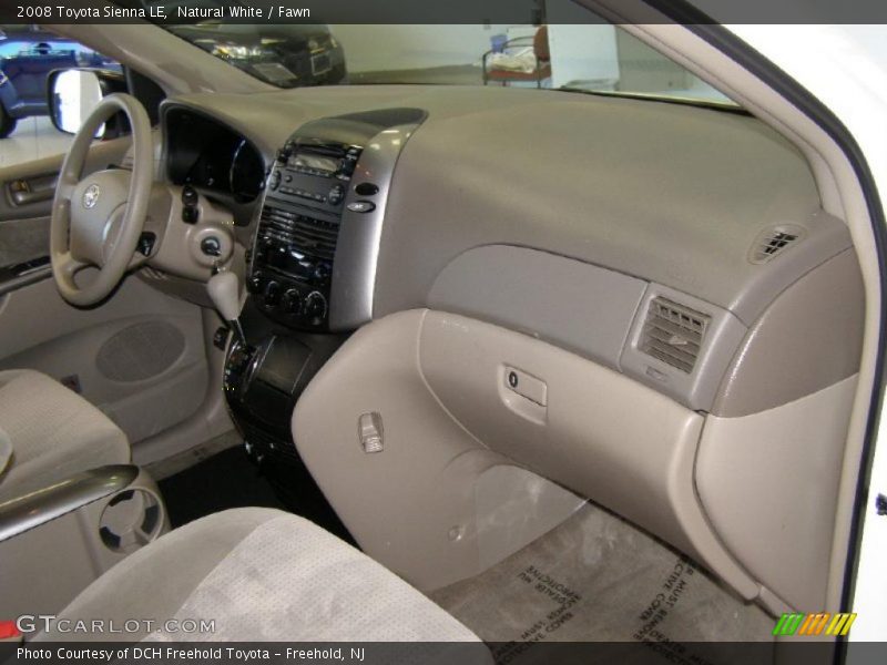 Natural White / Fawn 2008 Toyota Sienna LE