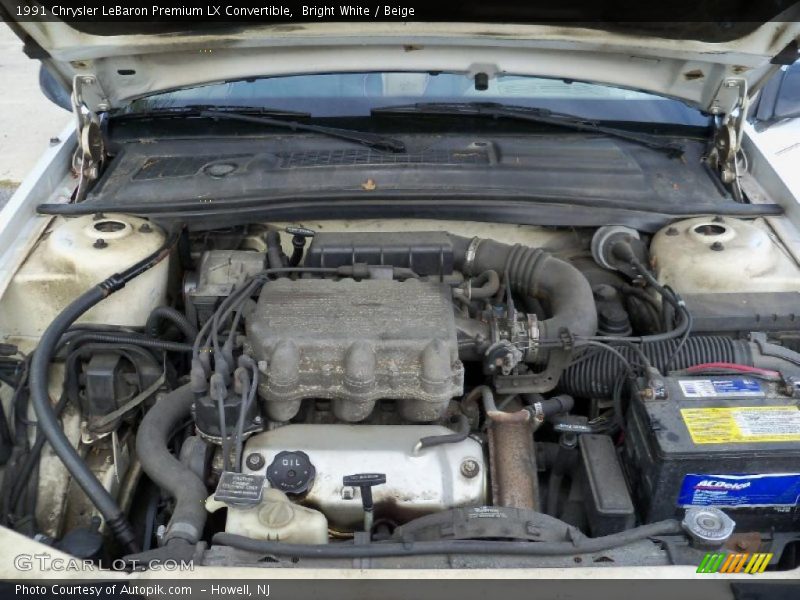  1991 LeBaron Premium LX Convertible Engine - 3.0 Liter SOHC 12-Valve V6