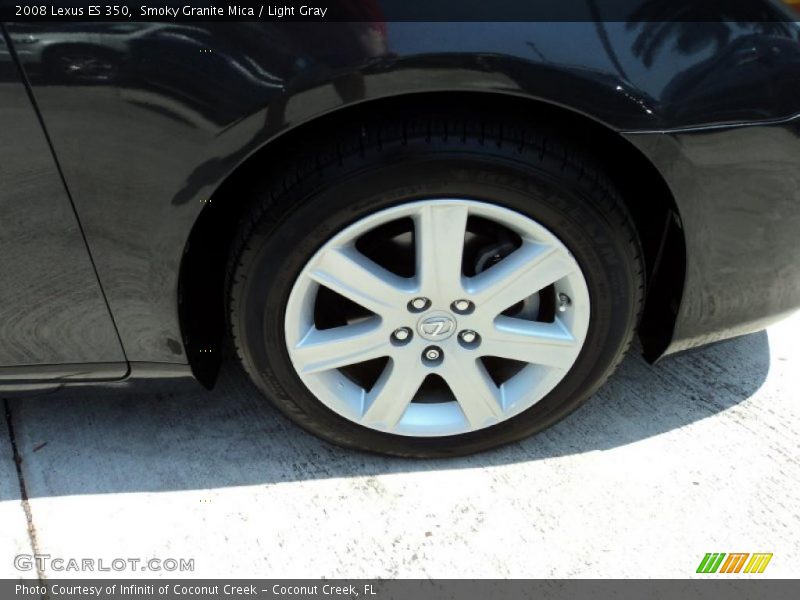 Smoky Granite Mica / Light Gray 2008 Lexus ES 350