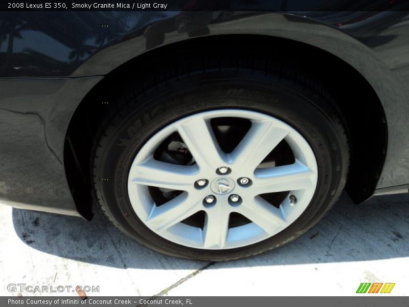 Smoky Granite Mica / Light Gray 2008 Lexus ES 350