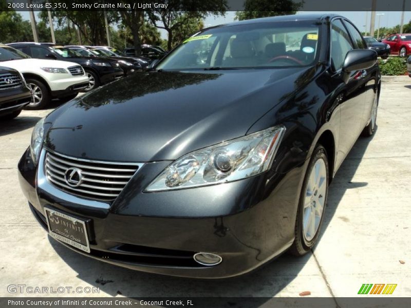 Smoky Granite Mica / Light Gray 2008 Lexus ES 350