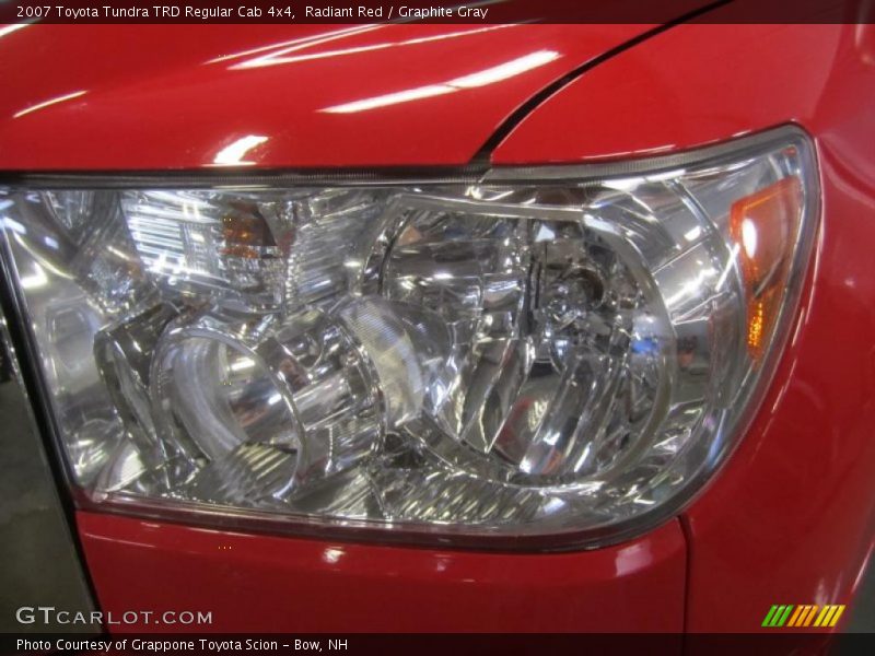 Radiant Red / Graphite Gray 2007 Toyota Tundra TRD Regular Cab 4x4