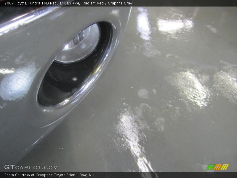 Radiant Red / Graphite Gray 2007 Toyota Tundra TRD Regular Cab 4x4