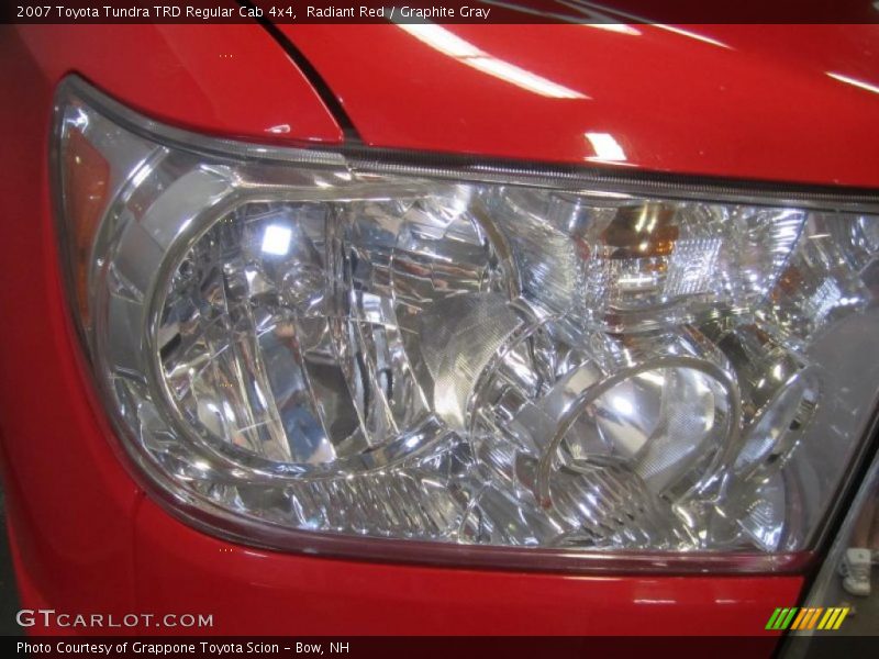 Radiant Red / Graphite Gray 2007 Toyota Tundra TRD Regular Cab 4x4