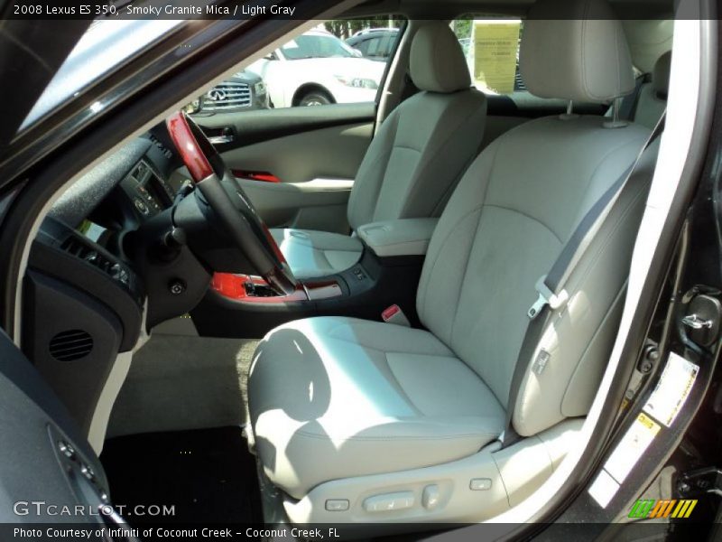 Smoky Granite Mica / Light Gray 2008 Lexus ES 350