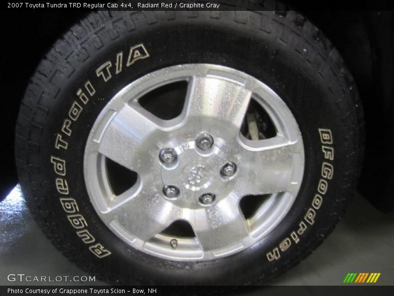 Radiant Red / Graphite Gray 2007 Toyota Tundra TRD Regular Cab 4x4