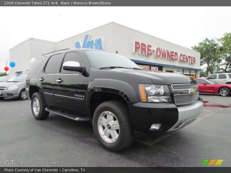 Black / Morocco Brown/Ebony 2008 Chevrolet Tahoe Z71 4x4