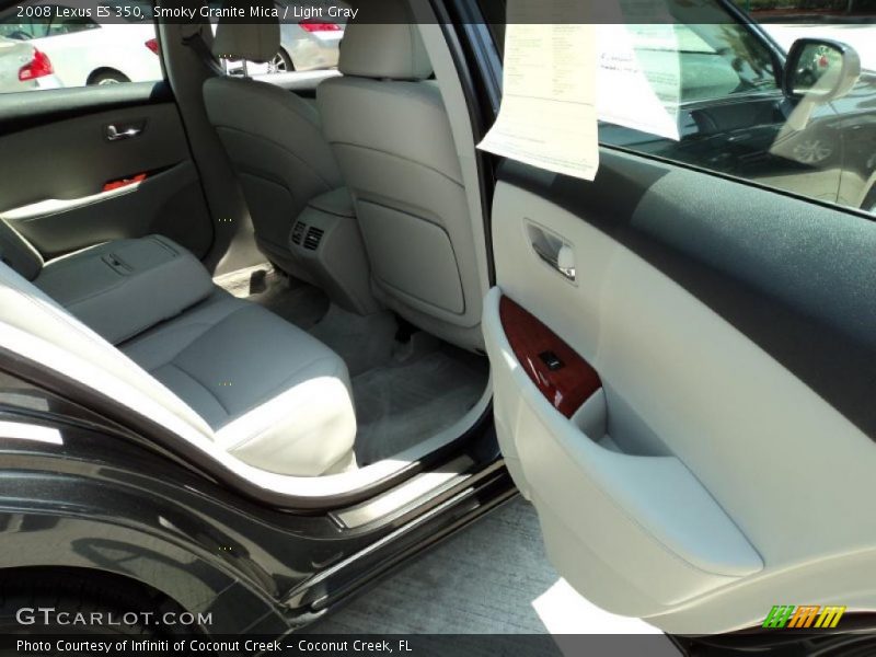 Smoky Granite Mica / Light Gray 2008 Lexus ES 350
