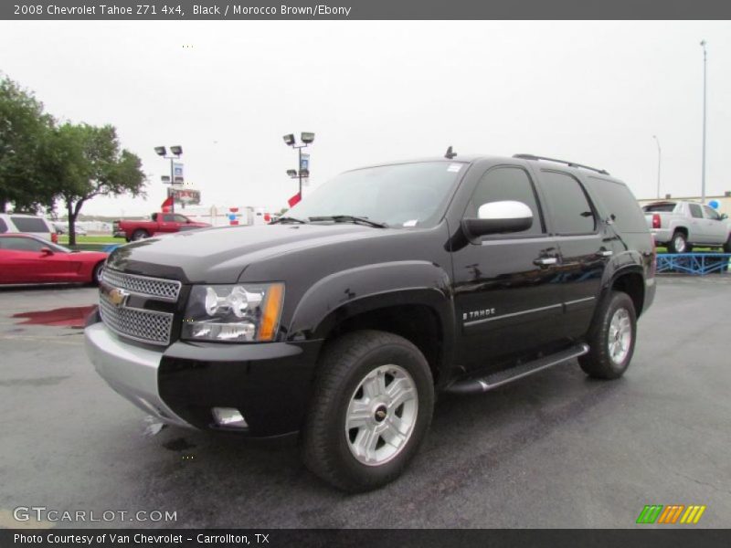 Black / Morocco Brown/Ebony 2008 Chevrolet Tahoe Z71 4x4