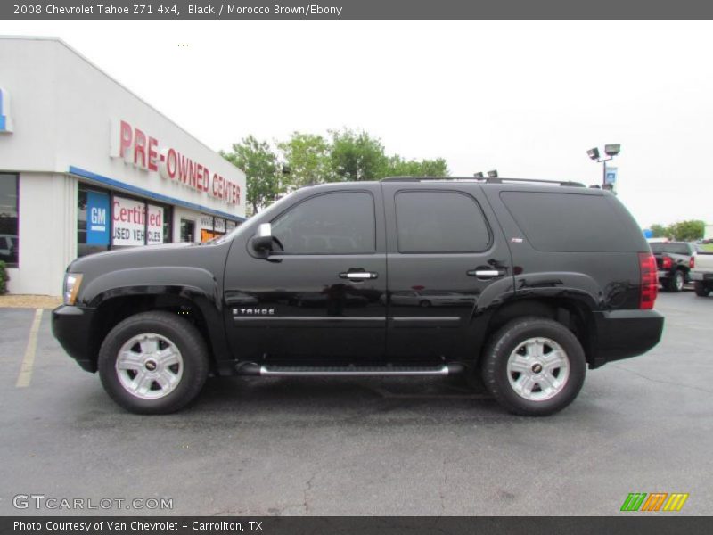 Black / Morocco Brown/Ebony 2008 Chevrolet Tahoe Z71 4x4