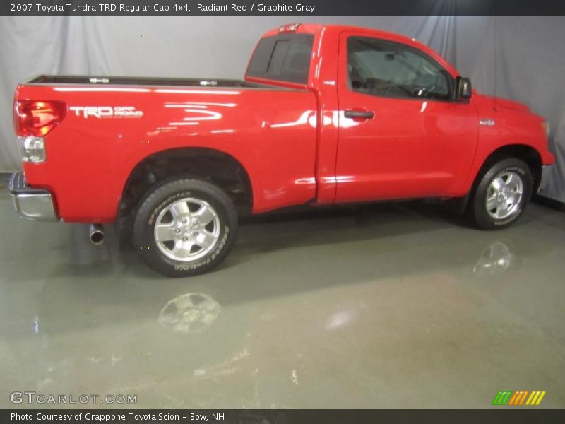 Radiant Red / Graphite Gray 2007 Toyota Tundra TRD Regular Cab 4x4