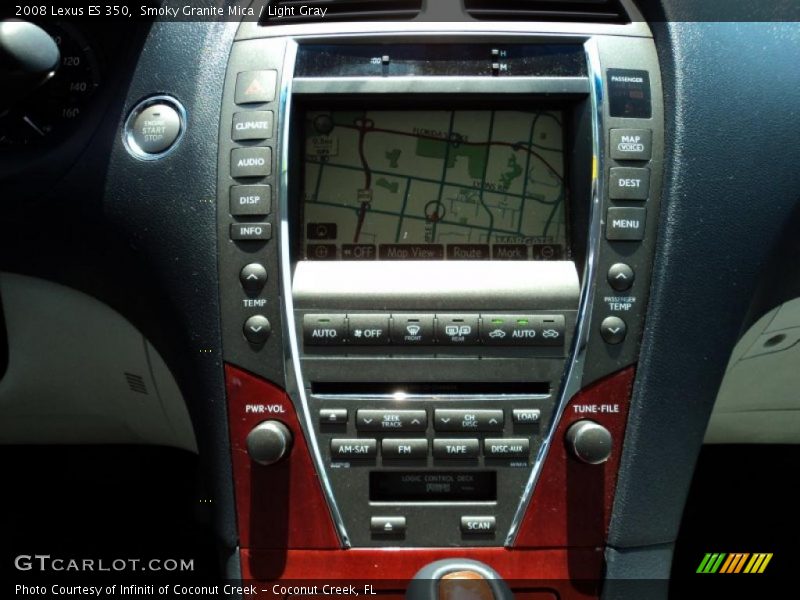 Smoky Granite Mica / Light Gray 2008 Lexus ES 350