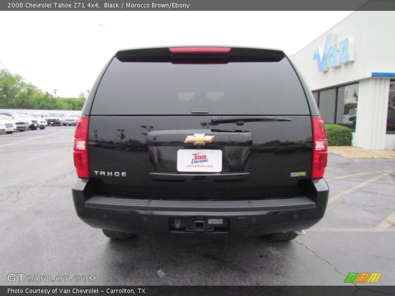 Black / Morocco Brown/Ebony 2008 Chevrolet Tahoe Z71 4x4