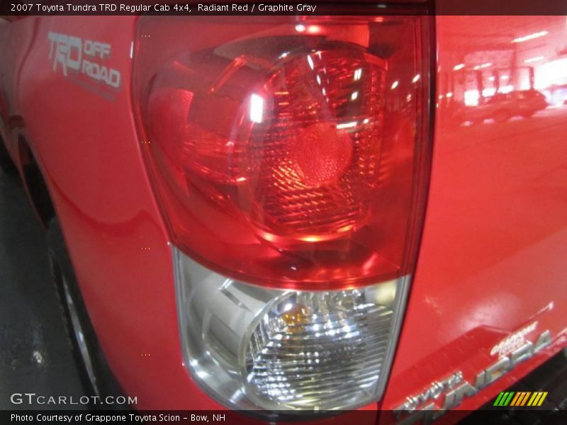 Radiant Red / Graphite Gray 2007 Toyota Tundra TRD Regular Cab 4x4