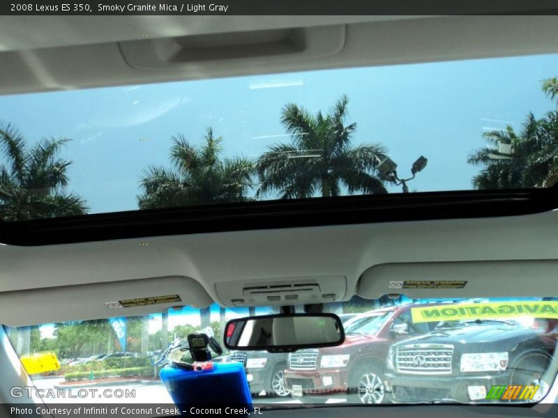 Smoky Granite Mica / Light Gray 2008 Lexus ES 350
