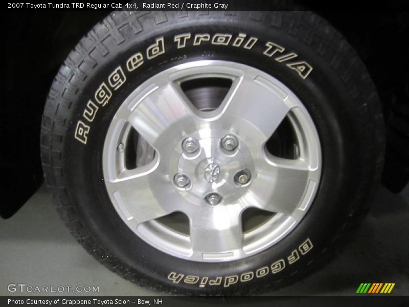 Radiant Red / Graphite Gray 2007 Toyota Tundra TRD Regular Cab 4x4