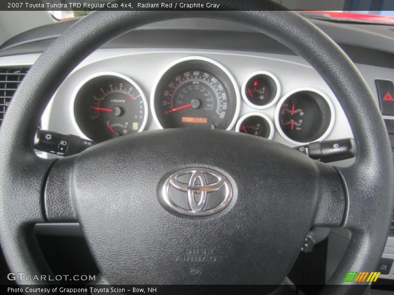 Radiant Red / Graphite Gray 2007 Toyota Tundra TRD Regular Cab 4x4