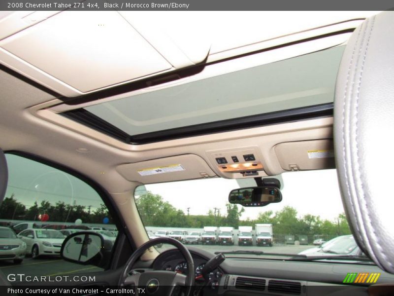 Black / Morocco Brown/Ebony 2008 Chevrolet Tahoe Z71 4x4