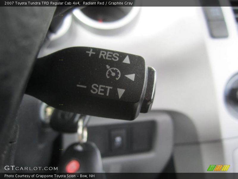 Radiant Red / Graphite Gray 2007 Toyota Tundra TRD Regular Cab 4x4