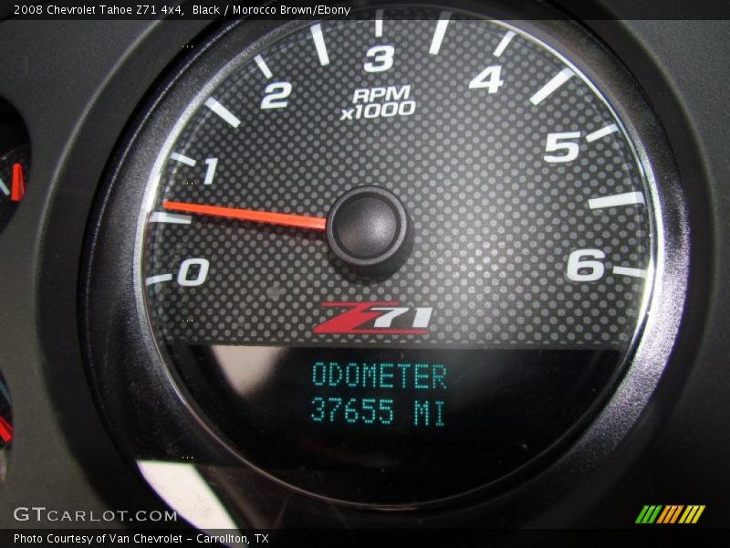 Black / Morocco Brown/Ebony 2008 Chevrolet Tahoe Z71 4x4