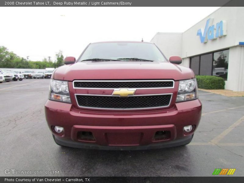 Deep Ruby Metallic / Light Cashmere/Ebony 2008 Chevrolet Tahoe LT