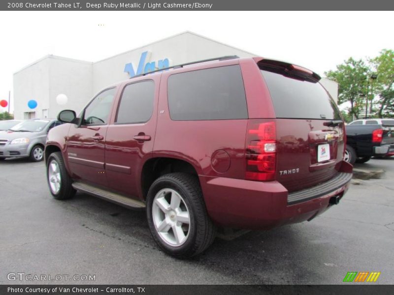 Deep Ruby Metallic / Light Cashmere/Ebony 2008 Chevrolet Tahoe LT