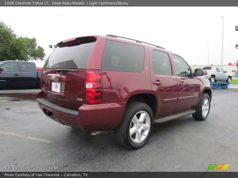 Deep Ruby Metallic / Light Cashmere/Ebony 2008 Chevrolet Tahoe LT