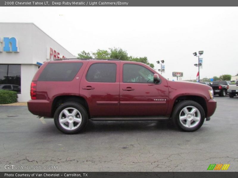Deep Ruby Metallic / Light Cashmere/Ebony 2008 Chevrolet Tahoe LT