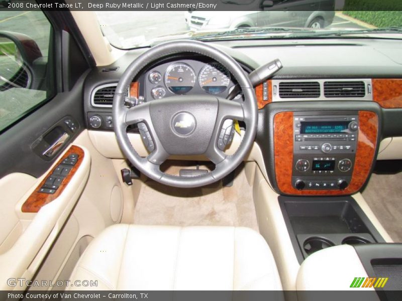 Deep Ruby Metallic / Light Cashmere/Ebony 2008 Chevrolet Tahoe LT