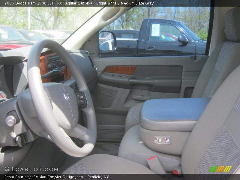 Bright White / Medium Slate Gray 2006 Dodge Ram 1500 SLT TRX Regular Cab 4x4
