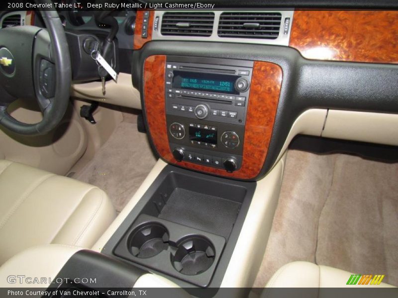 Deep Ruby Metallic / Light Cashmere/Ebony 2008 Chevrolet Tahoe LT