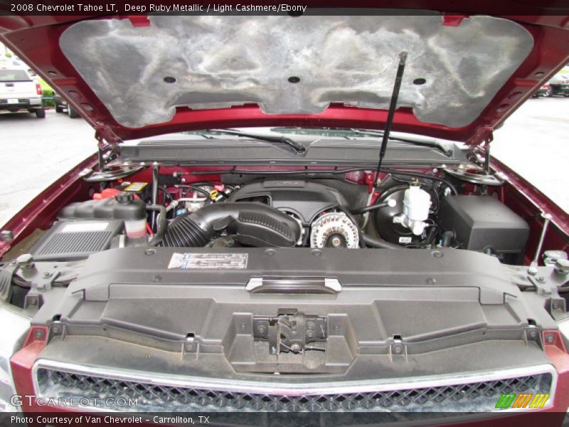Deep Ruby Metallic / Light Cashmere/Ebony 2008 Chevrolet Tahoe LT