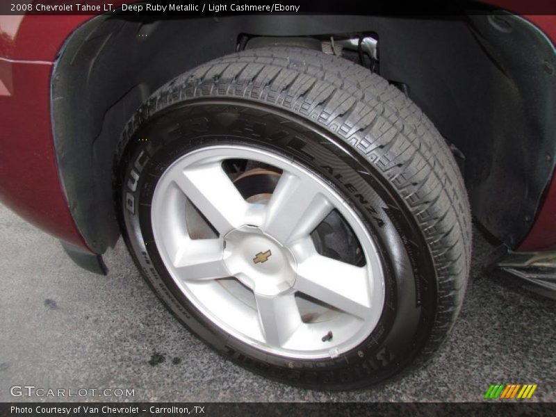 Deep Ruby Metallic / Light Cashmere/Ebony 2008 Chevrolet Tahoe LT