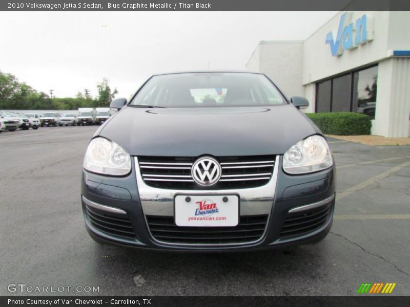 Blue Graphite Metallic / Titan Black 2010 Volkswagen Jetta S Sedan