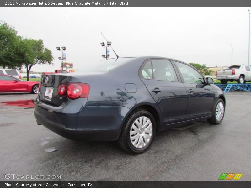 Blue Graphite Metallic / Titan Black 2010 Volkswagen Jetta S Sedan