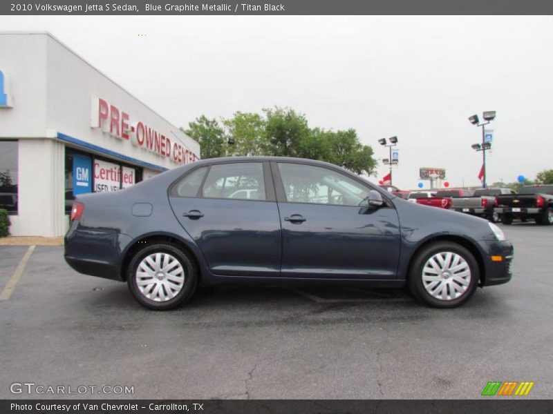 Blue Graphite Metallic / Titan Black 2010 Volkswagen Jetta S Sedan