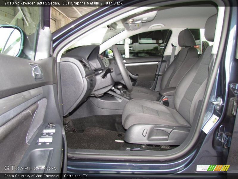 Blue Graphite Metallic / Titan Black 2010 Volkswagen Jetta S Sedan