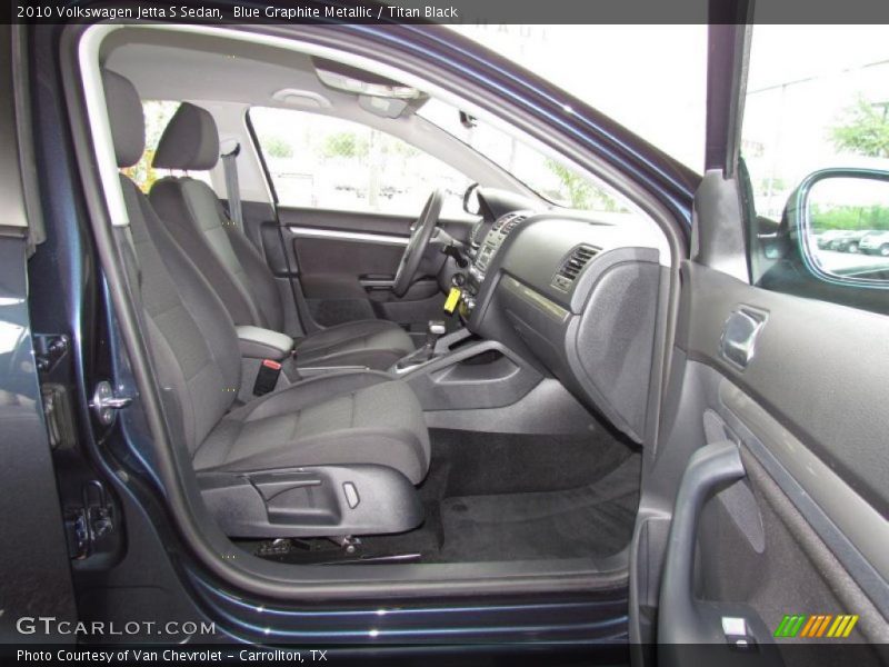 Blue Graphite Metallic / Titan Black 2010 Volkswagen Jetta S Sedan