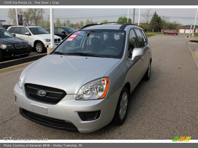 Fine Silver / Gray 2008 Kia Rondo LX