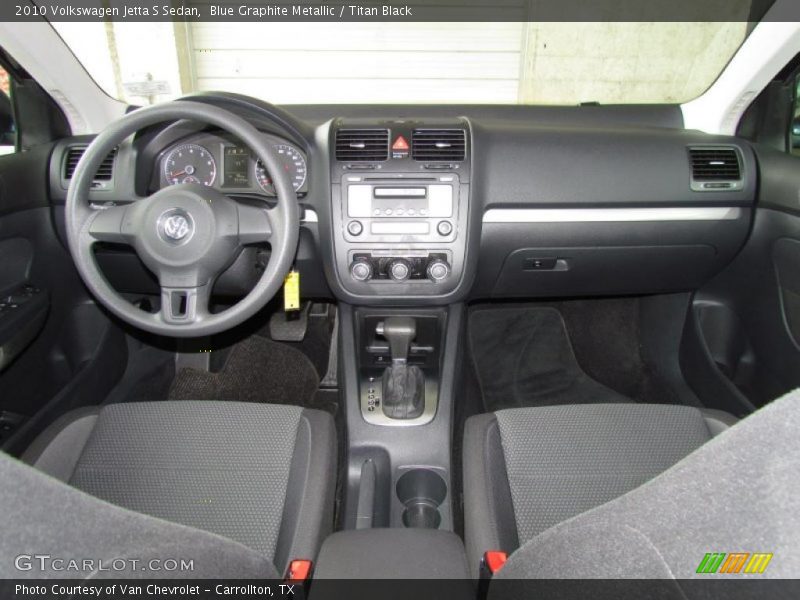 Blue Graphite Metallic / Titan Black 2010 Volkswagen Jetta S Sedan