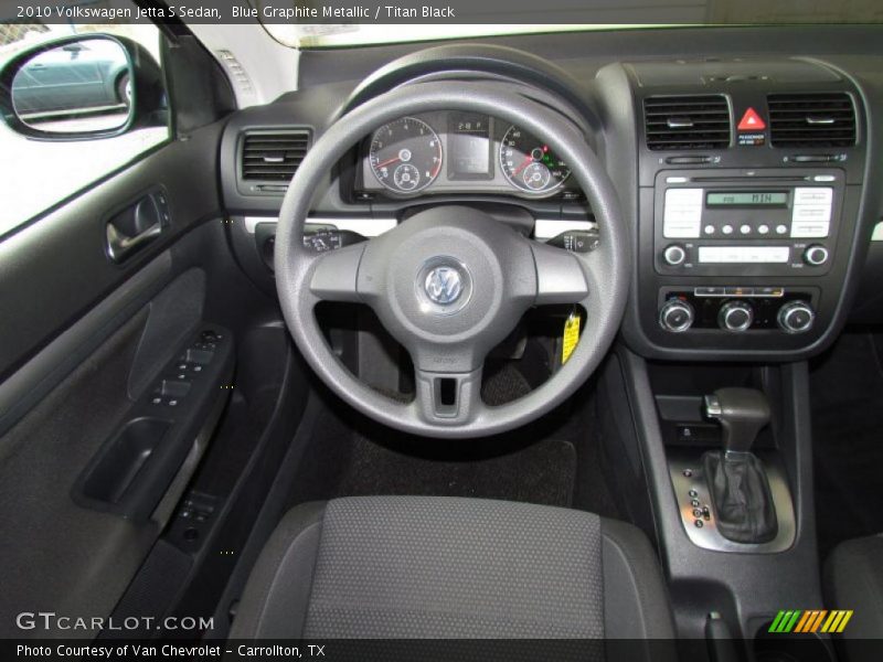 Blue Graphite Metallic / Titan Black 2010 Volkswagen Jetta S Sedan
