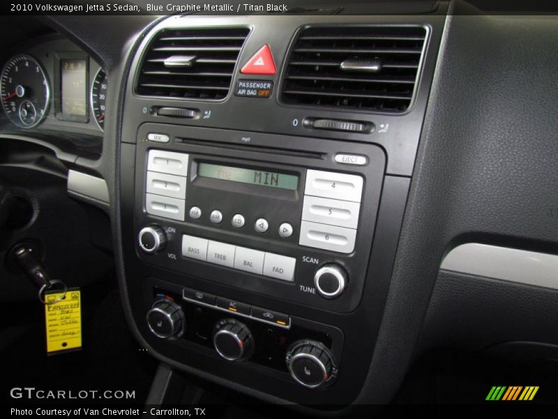 Blue Graphite Metallic / Titan Black 2010 Volkswagen Jetta S Sedan