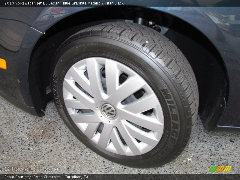 Blue Graphite Metallic / Titan Black 2010 Volkswagen Jetta S Sedan
